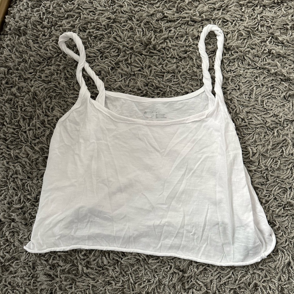 Aerie White Camisole Top with Soft Fabric